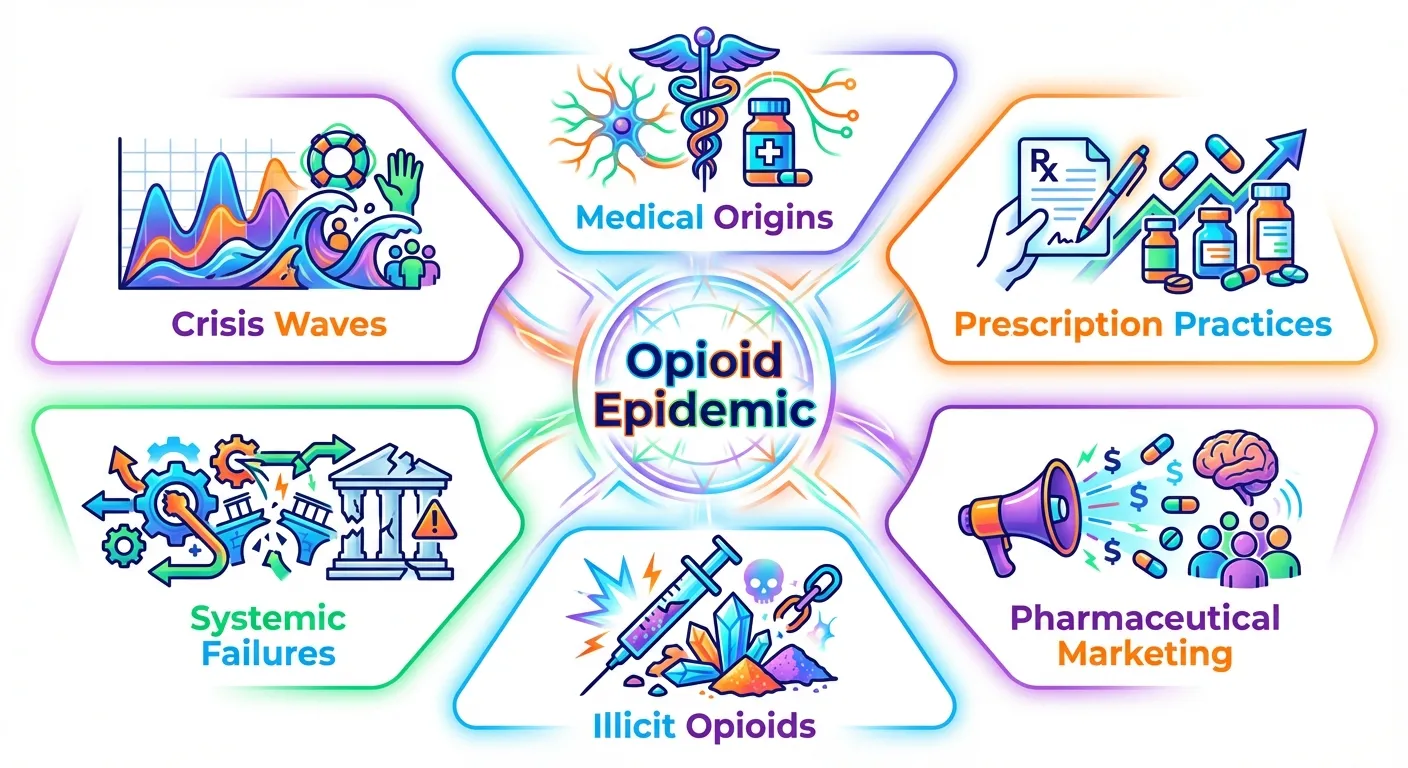 opioid epidemic causes history