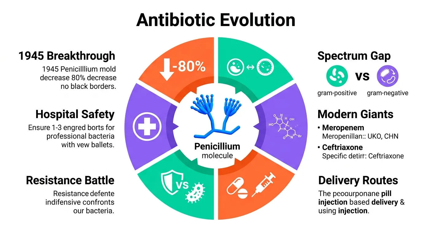 penicillin vs modern antibiotics