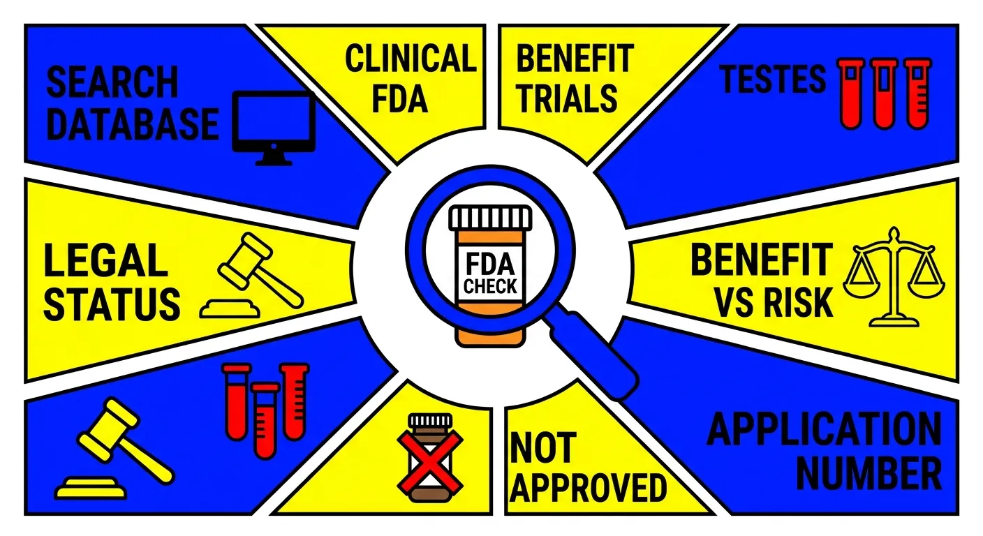 how to check if a drug is fda approved